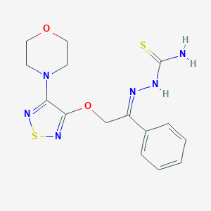 2-{[4-(4-Morpholinyl)-1,2,5-thiadiazol-3-yl]oxy}-1-phenylethanone thiosemicarbazone
