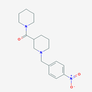 1-(4-Nitrobenzyl)-3-(1-piperidinylcarbonyl)piperidine