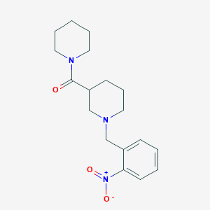 [1-(2-Nitrobenzyl)piperidin-3-yl](piperidin-1-yl)methanone