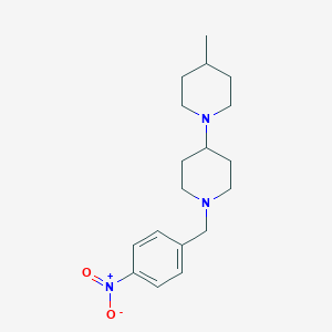 molecular formula C18H27N3O2 B229480 4-Methyl-1'-(4-nitrobenzyl)-1,4'-bipiperidine 