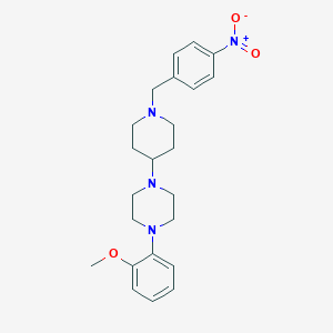 molecular formula C23H30N4O3 B229486 1-(2-Methoxyphenyl)-4-[1-(4-nitrobenzyl)-4-piperidinyl]piperazine 