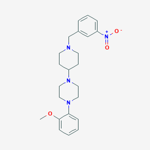 1-(2-Methoxyphenyl)-4-[1-(3-nitrobenzyl)-4-piperidinyl]piperazine