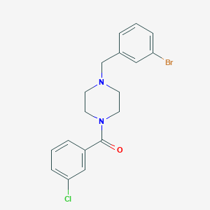 1-(3-Bromobenzyl)-4-(3-chlorobenzoyl)piperazine