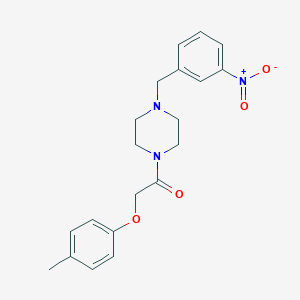 1-[(4-Methylphenoxy)acetyl]-4-(3-nitrobenzyl)piperazine