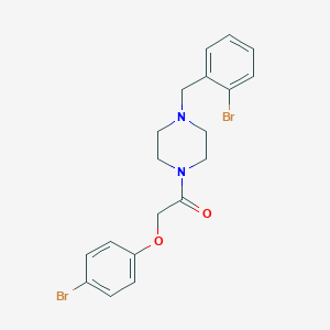 1-(2-Bromobenzyl)-4-[(4-bromophenoxy)acetyl]piperazine