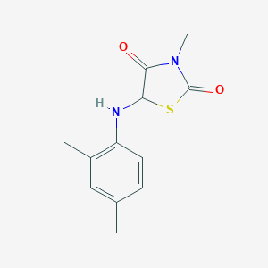 5-[(2,4-Dimethylphenyl)amino]-3-methyl-1,3-thiazolidine-2,4-dione