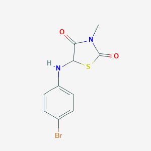 5-[(4-Bromophenyl)amino]-3-methyl-1,3-thiazolidine-2,4-dione