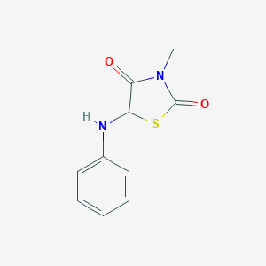 molecular formula C10H10N2O2S B229576 3-Methyl-5-(phenylamino)-1,3-thiazolidine-2,4-dione 