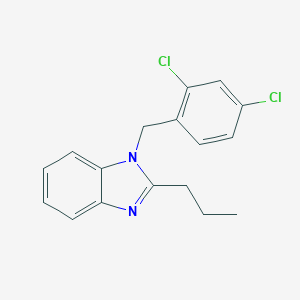 molecular formula C17H16Cl2N2 B229596 1-(2,4-dichlorobenzyl)-2-propyl-1H-benzimidazole 