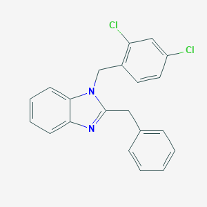 molecular formula C21H16Cl2N2 B229597 2-benzyl-1-(2,4-dichlorobenzyl)-1H-benzimidazole 