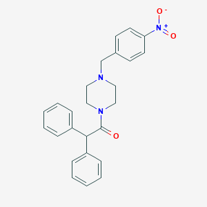 1-(Diphenylacetyl)-4-{4-nitrobenzyl}piperazine