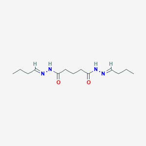 molecular formula C13H24N4O2 B229624 N'~1~,N'~5~-dibutylidenepentanedihydrazide 