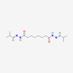 N'~1~,N'~8~-bis(2-methylpropylidene)octanedihydrazide