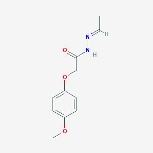 molecular formula C11H14N2O3 B229626 N'-[(1E)-ethylidene]-2-(4-methoxyphenoxy)acetohydrazide 