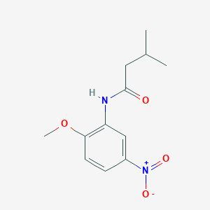N-(2-methoxy-5-nitrophenyl)-3-methylbutanamide