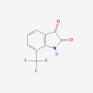 molecular formula C9H4F3NO2 B022965 7-三氟甲基异靛 CAS No. 391-12-8