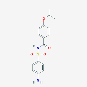 molecular formula C16H18N2O4S B229650 Sulfaproxyline CAS No. 116-42-7