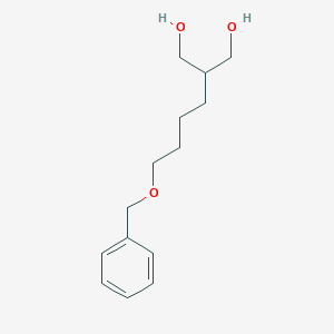 molecular formula C14H22O3 B229666 2-[4-(Benzyloxy)butyl]-1,3-propanediol 