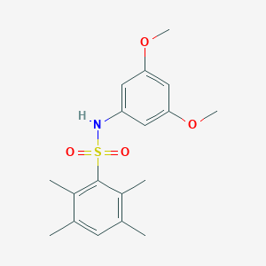 N-(3,5-dimethoxyphenyl)-2,3,5,6-tetramethylbenzenesulfonamide
