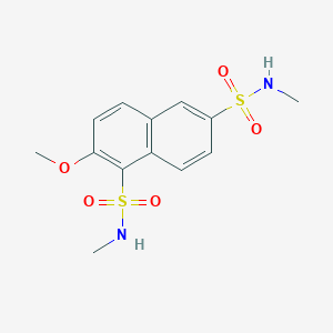 2-methoxy-N,N'-dimethylnaphthalene-1,6-disulfonamide