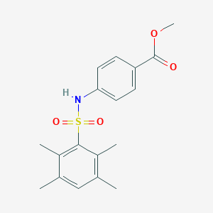 Methyl 4-{[(2,3,5,6-tetramethylphenyl)sulfonyl]amino}benzoate