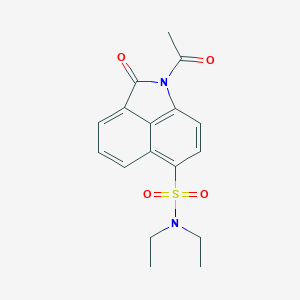 1-acetyl-N,N-diethyl-2-oxo-1,2-dihydrobenzo[cd]indole-6-sulfonamide