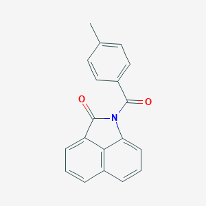molecular formula C19H13NO2 B229686 1-(4-methylbenzoyl)benzo[cd]indol-2(1H)-one 