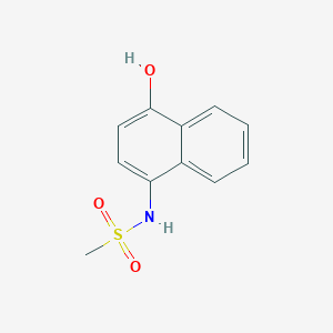 molecular formula C11H11NO3S B229687 N-(4-hydroxy-1-naphthyl)methanesulfonamide 