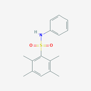 molecular formula C16H19NO2S B229704 2,3,5,6-tetramethyl-N-phenylbenzenesulfonamide 