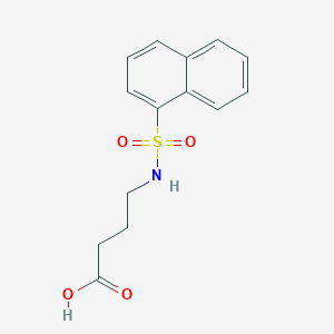 4-[(1-Naphthylsulfonyl)amino]butanoic acid