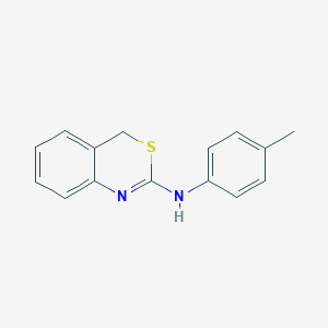 molecular formula C15H14N2S B022972 (4H-苯并[d][1,3]噻嗪-2-基)-对甲苯胺 CAS No. 109768-67-4