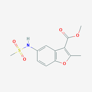 Methyl 2-methyl-5-[(methylsulfonyl)amino]-1-benzofuran-3-carboxylate