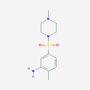 2-Methyl-5-[(4-methyl-1-piperazinyl)sulfonyl]aniline