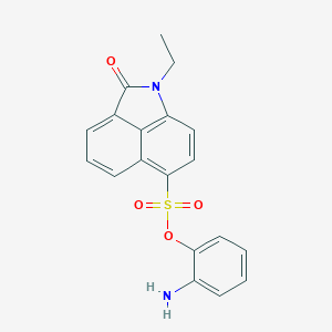 2-Aminophenyl 1-ethyl-2-oxo-1,2-dihydrobenzo[cd]indole-6-sulfonate