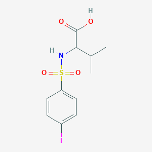 molecular formula C11H14INO4S B229742 N-[(4-iodophenyl)sulfonyl]valine 