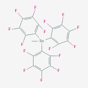 molecular formula C19H3F15Sn B229745 Methyltris(pentafluorophenyl)stannane CAS No. 1062-71-1