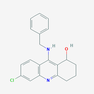 B022976 1-Acridinol, 1,2,3,4-tetrahydro-6-chloro-9-((phenylmethyl)amino)- CAS No. 104628-21-9