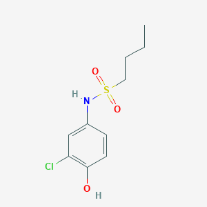 N-(3-chloro-4-hydroxyphenyl)-1-butanesulfonamide
