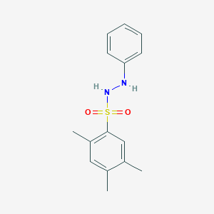 molecular formula C15H18N2O2S B229783 2,4,5-trimethyl-N'-phenylbenzenesulfonohydrazide 