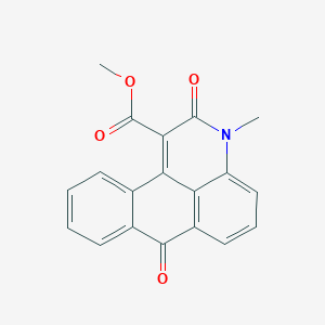 molecular formula C19H13NO4 B229784 methyl 3-methyl-2,7-dioxo-2,7-dihydro-3H-naphtho[1,2,3-de]quinoline-1-carboxylate 