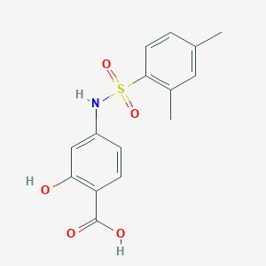 4-{[(2,4-Dimethylphenyl)sulfonyl]amino}-2-hydroxybenzoic acid