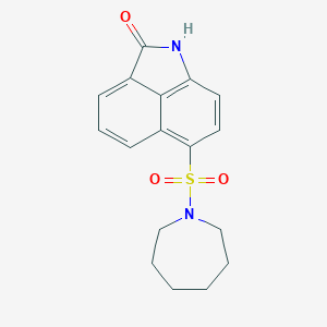 molecular formula C17H18N2O3S B229790 6-(1-azepanylsulfonyl)benzo[cd]indol-2(1H)-one 