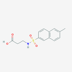 N-[(6-methyl-2-naphthyl)sulfonyl]-beta-alanine