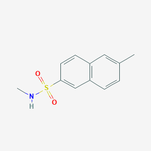 molecular formula C12H13NO2S B229798 N,6-dimethylnaphthalene-2-sulfonamide 
