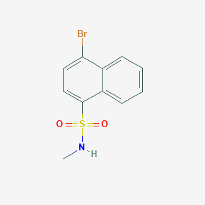 molecular formula C11H10BrNO2S B229802 4-bromo-N-methylnaphthalene-1-sulfonamide 