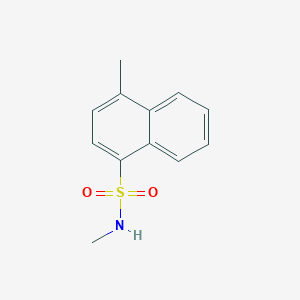 molecular formula C12H13NO2S B229810 N,4-dimethylnaphthalene-1-sulfonamide 