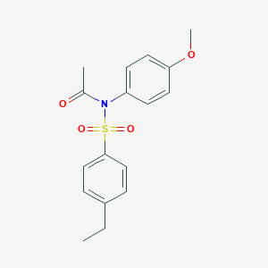 N-acetyl-4-ethyl-N-(4-methoxyphenyl)benzenesulfonamide