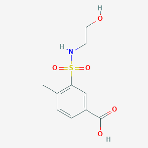 3-{[(2-hydroxyethyl)amino]sulfonyl}-4-methylbenzoic acid