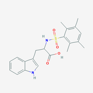 molecular formula C21H24N2O4S B229833 N-[(2,3,5,6-tetramethylphenyl)sulfonyl]tryptophan 