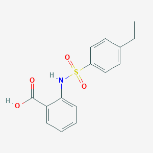 2-{[(4-Ethylphenyl)sulfonyl]amino}benzoic acid